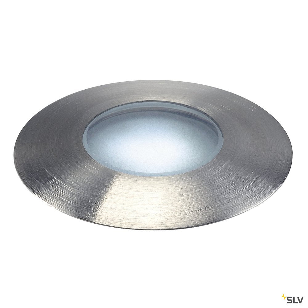 SLV TRAIL-LITE Einbauleuchte, Edelstahl 316, 4 LED, 0,3W, weiss