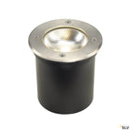 SLV ROCCI Bodeneinbauleuchte, rund, Edelstahl 316, LED
