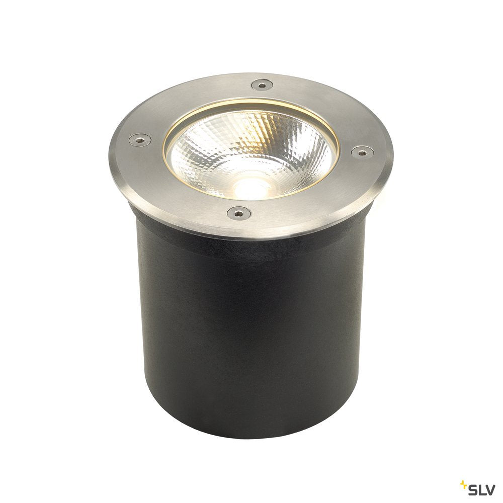 SLV ROCCI Bodeneinbauleuchte, rund, Edelstahl 316, LED