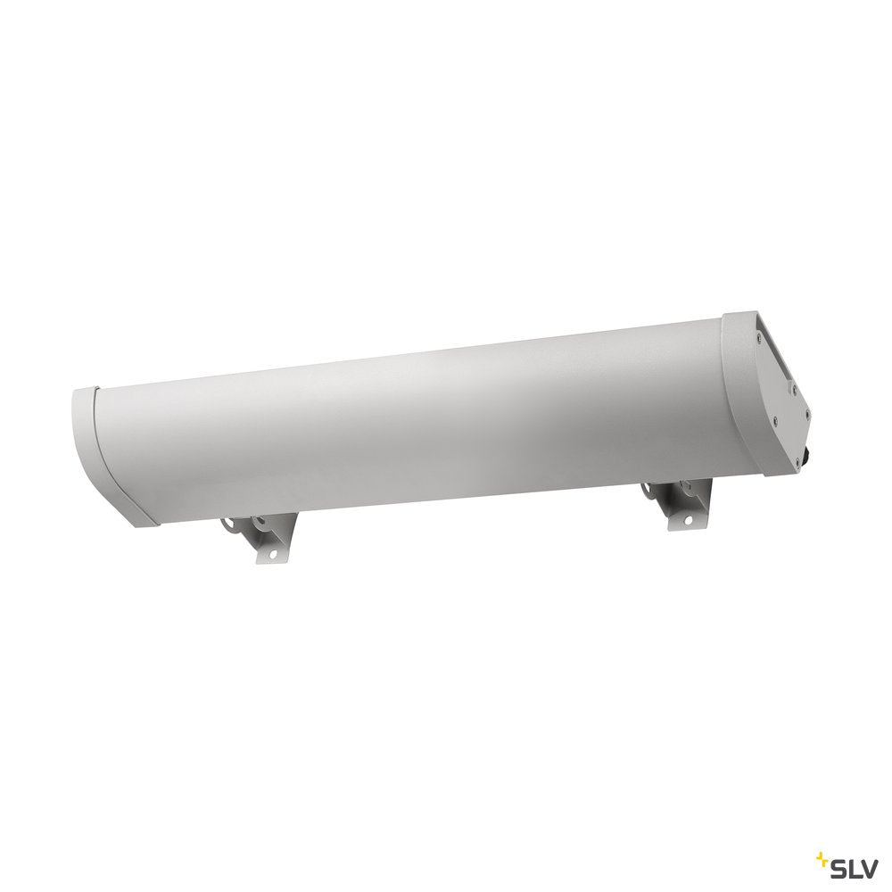 SLV VANO WING, Outdoor Strahler, LED, 3000K, silbergrau, B/H/T 63,5/6,5/20,5 cm