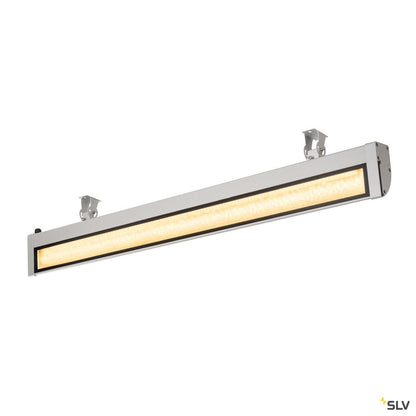 SLV VANO WING, Outdoor Strahler, LED, 3000K, silbergrau, B/H/T 119,5/6,5/20,5 cm