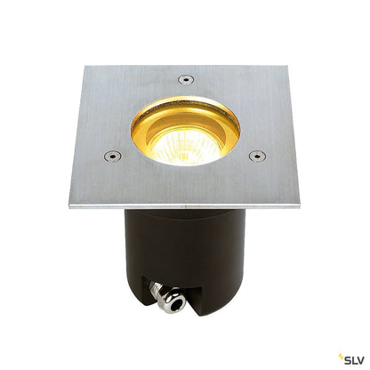 SLV Bodeneinbaustrahler ADJUST GU10 eckig 304 35W IP67