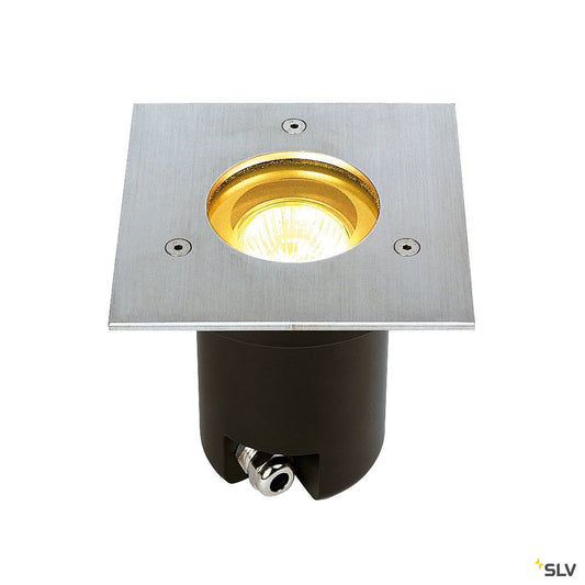 SLV Bodeneinbaustrahler ADJUST GU10 eckig 304 35W IP67