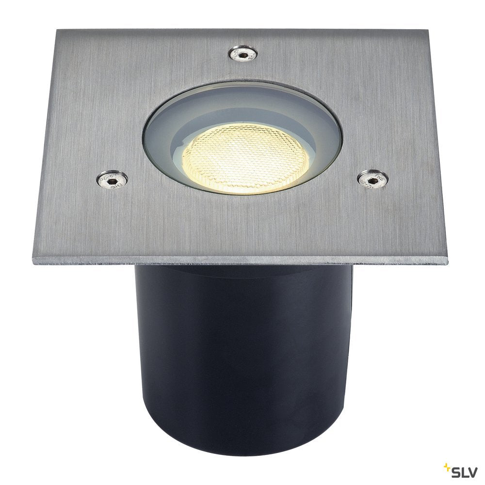 SLV Bodeneinbaustrahler ADJUST GU10 eckig 304 35W IP67