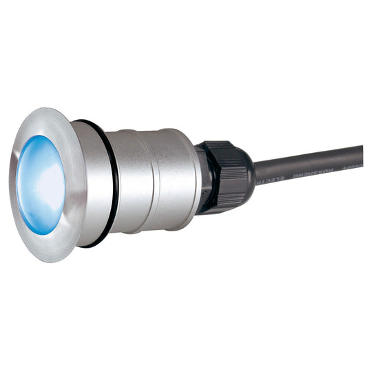 SLV POWER TRAIL-LITE round, Edelstahl 316, 1W LED, blau, IP67