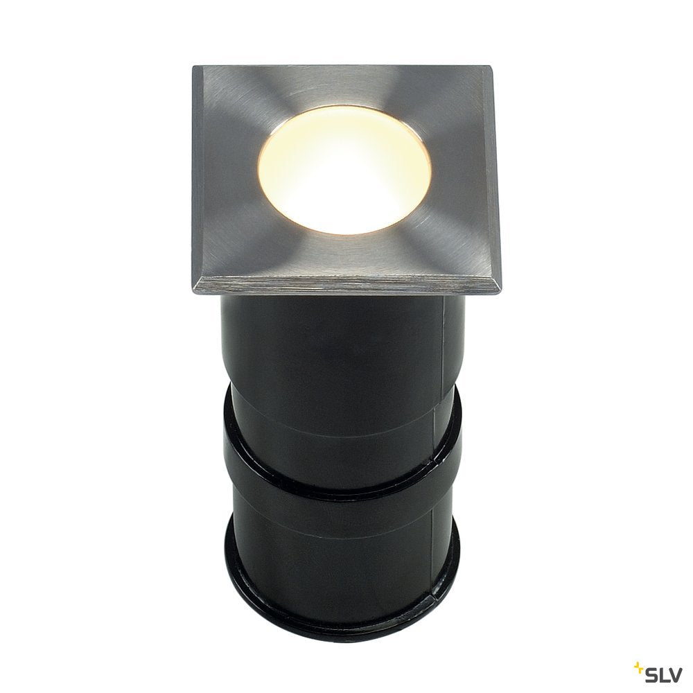 SLV POWER TRAIL-LITE square, Edelstahl 316, 1W LED, 3000K, IP67