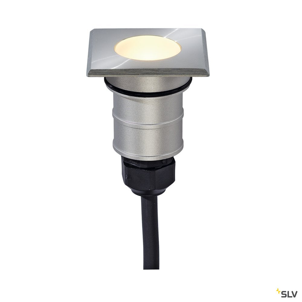 SLV POWER TRAIL-LITE square, Edelstahl 316, 1W LED, 3000K, IP67