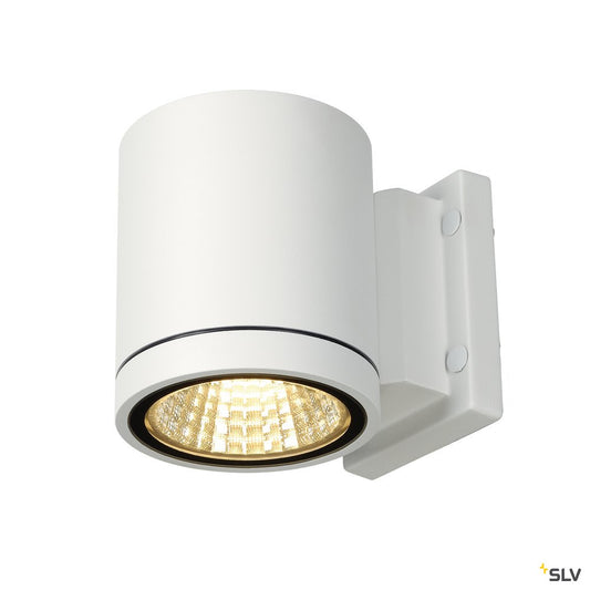 SLV ENOLA_C OUT WL Wandleuchte, rund, weiss, 9W LED, 3000K, 35°