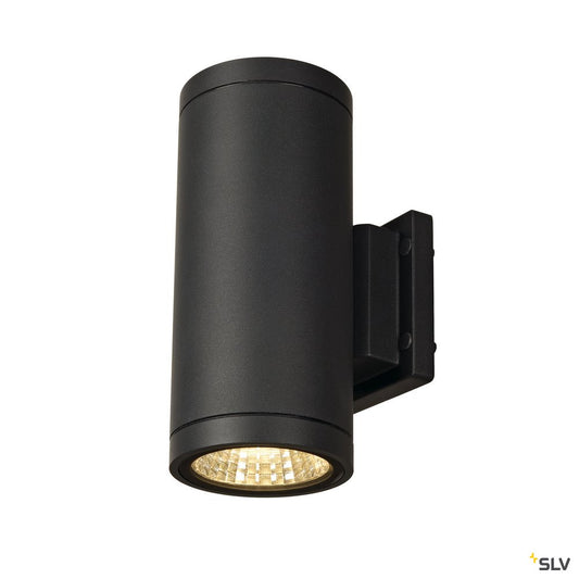 SLV ENOLA_C OUT UP-DOWN Wand- leuchte, rund, anthrazit, 9W LED, 3000K