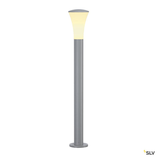 SLV ALPA CONE 100 Stehleuchte, silbergrau, E27 ESL, max. 24W, IP55