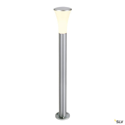 SLV ALPA CONE 100 Stehleuchte, silbergrau, E27 ESL, max. 24W, IP55