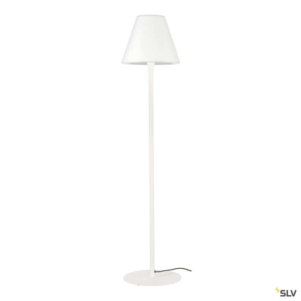 SLV ADEGAN Stehleuchte, weiss, E27 ESL, max. 24W, IP54