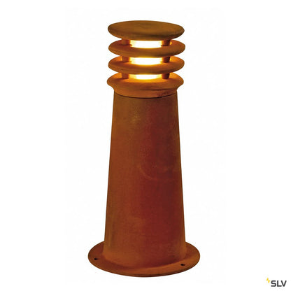 SLV Pollerleuchte RUSTY 40 eisen rost E27 11W IP55