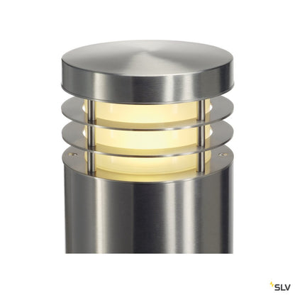 SLV Pollerleuchte VAP 100 rund Edelstahl 304 E27 23W IP44