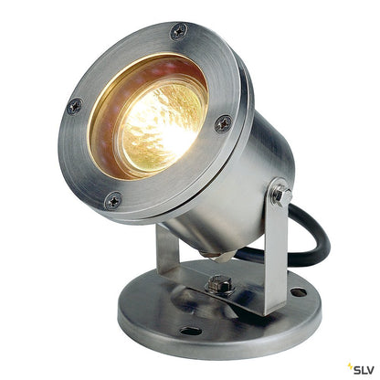 SLV Strahler, Scheinwerfer, Flächenstrahler, Flutlichtstrahler NAUTILUS MR16 edelstahl 304 35W IP67