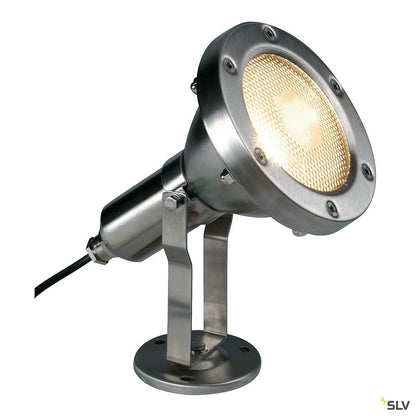 SLV Strahler, Scheinwerfer, Flächenstrahler, Flutlichtstrahler NAUTILUS PAR38 edelstahl E27 80W IP65