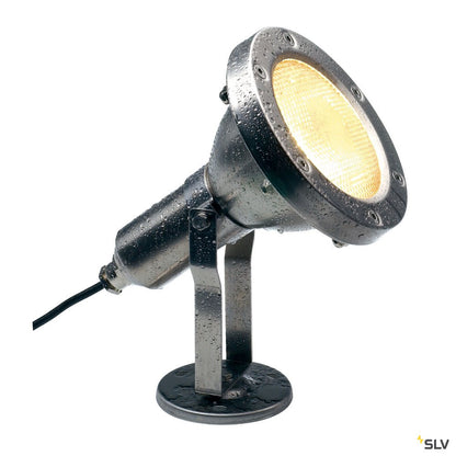 SLV Strahler, Scheinwerfer, Flächenstrahler, Flutlichtstrahler NAUTILUS PAR38 edelstahl E27 80W IP65