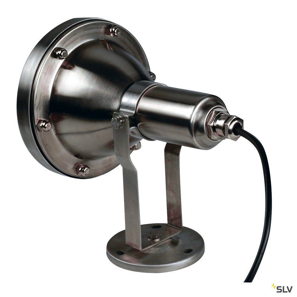 SLV Strahler, Scheinwerfer, Flächenstrahler, Flutlichtstrahler NAUTILUS PAR38 edelstahl E27 80W IP65
