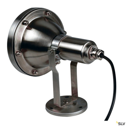 SLV Strahler, Scheinwerfer, Flächenstrahler, Flutlichtstrahler NAUTILUS PAR38 edelstahl E27 80W IP65