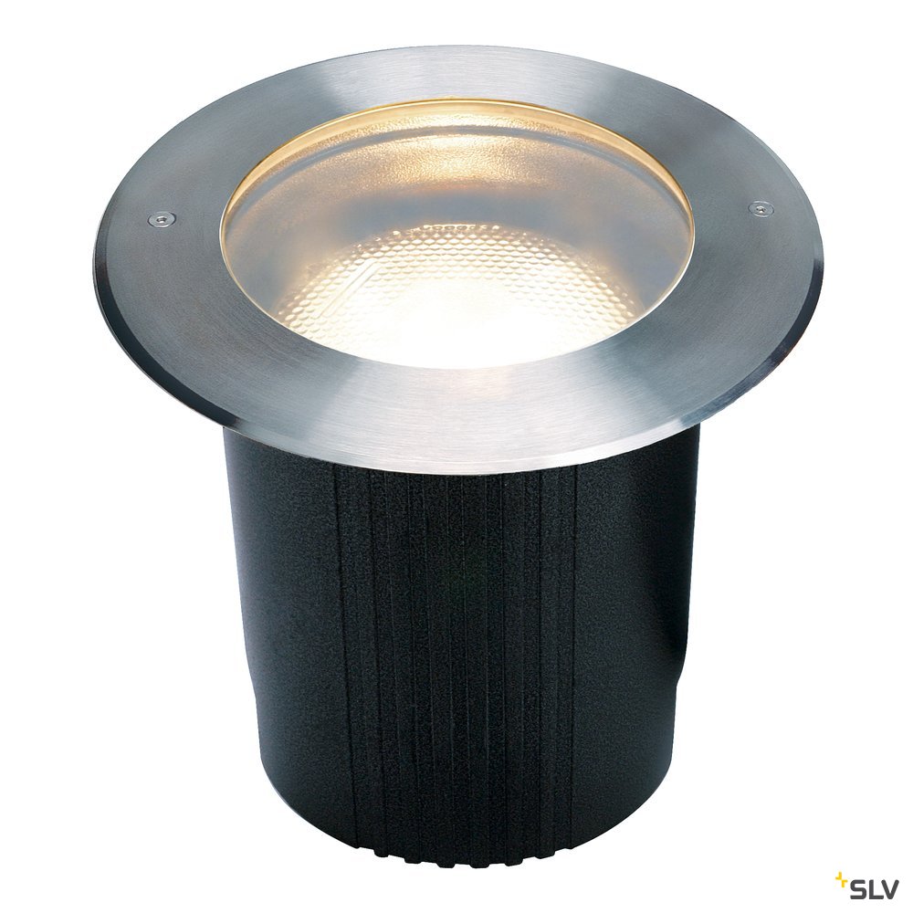 SLV Bodeneinbaustrahler DASAR215 UNI rund 316 E27 max. 11W IP67