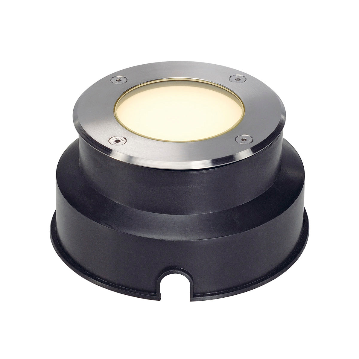 SLV DASAR 115 LED Bodeneinbau-strahler, Edelstahl 316, 3.8W,warmweiss, IP67