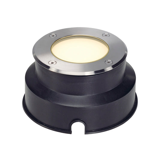 SLV DASAR 115 LED Bodeneinbau-strahler, Edelstahl 316, 3.8W,warmweiss, IP67
