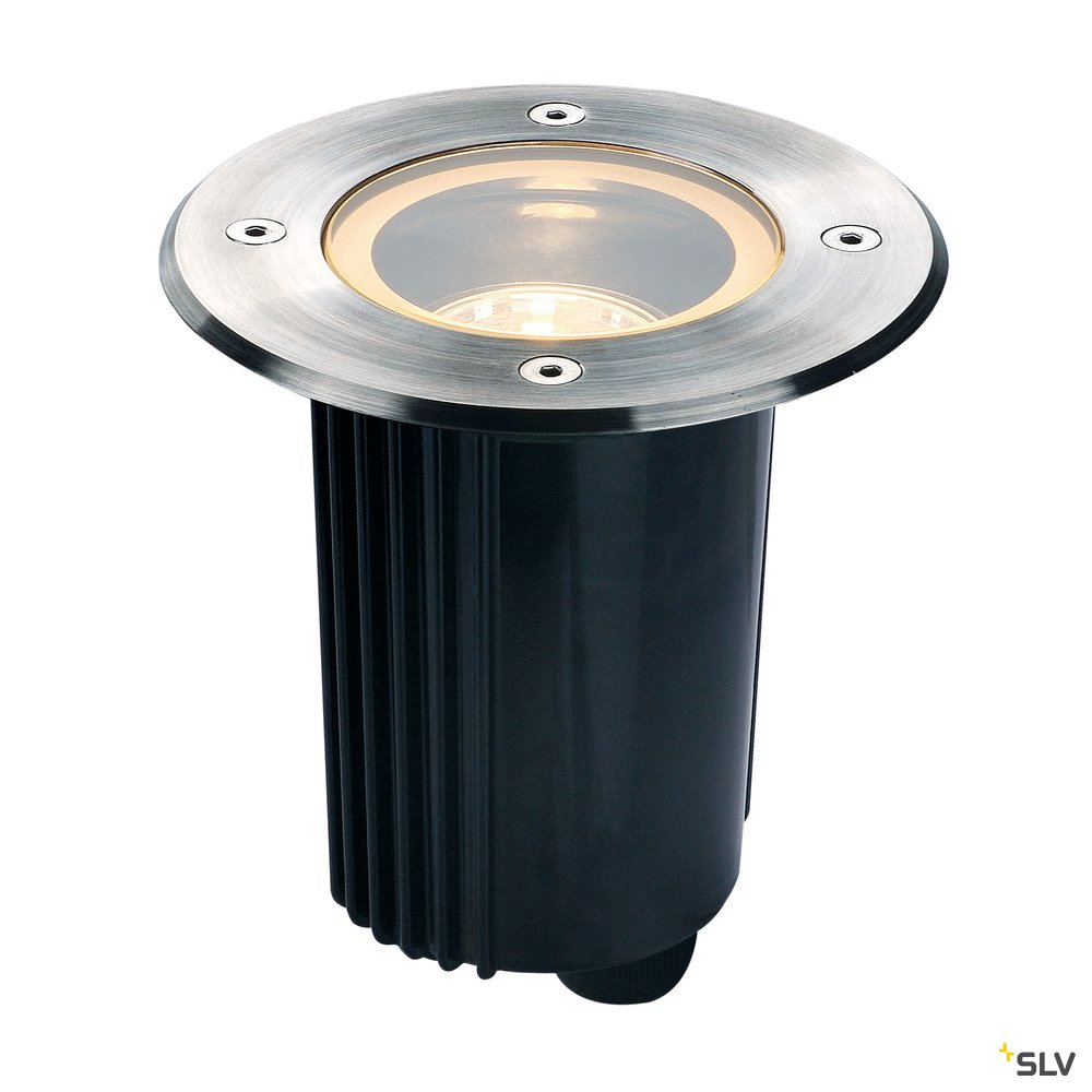 SLV Bodeneinbaustrahler DASAR115 GU10 rund 316 35W IP67