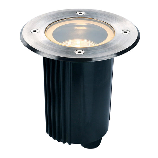 SLV Bodeneinbaustrahler DASAR115 MR16 sb rund 316 35W IP67