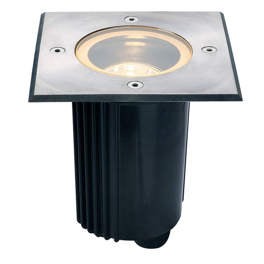 SLV Bodeneinbaustrahler DASAR115 MR16 sb eckig 316 35W IP67