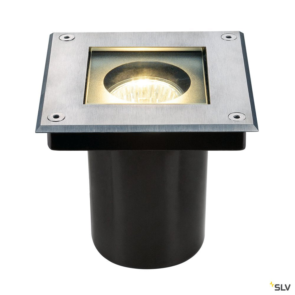 SLV Bodeneinbaustrahler DASARSQUARE GU10 304 35W IP67