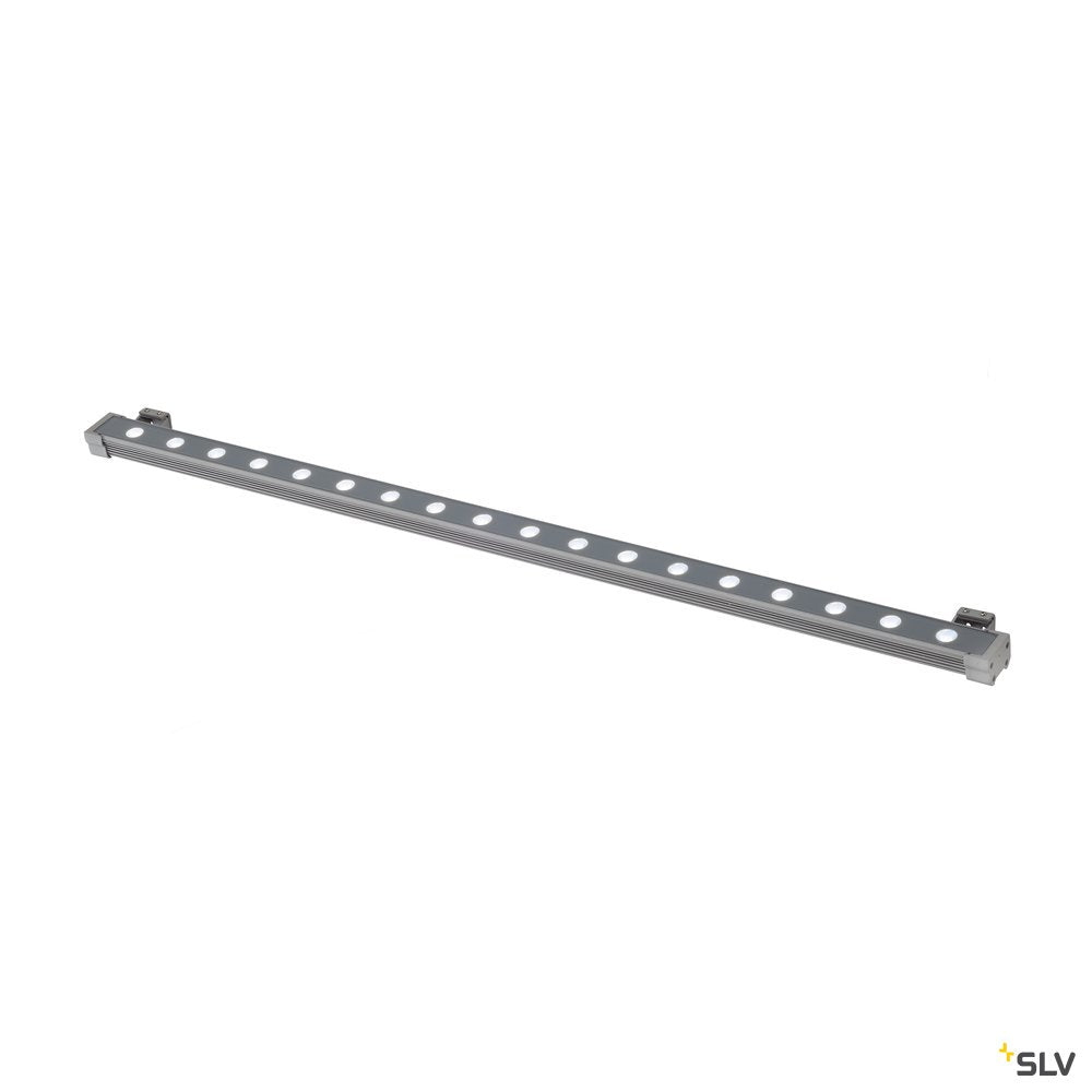 SLV GALEN LED PROFIL 100cm, silbergrau, 18x1W, weiss, IP65