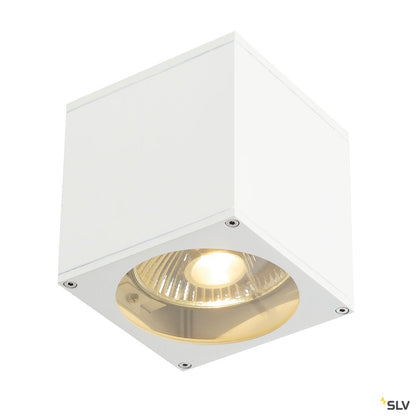 SLV BIG THEO WALL OUT Wandleuchte, eckig, weiss, ES111, max. 75W
