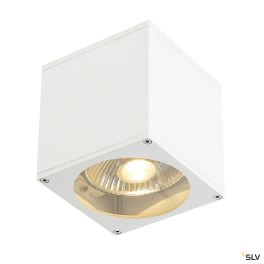 SLV BIG THEO WALL OUT Wandleuchte, eckig, weiss, ES111, max. 75W