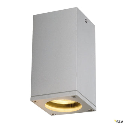 SLV THEO CEILING OUT Deckenleuchte, eckig, silbergrau, GU10, max. 35W