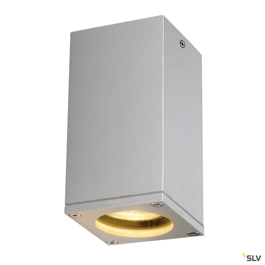 SLV THEO CEILING OUT Deckenleuchte, eckig, silbergrau, GU10, max. 35W