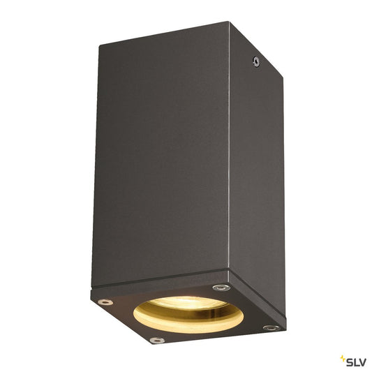 SLV THEO CEILING OUT Deckenleuchte, eckig, anthrazit, GU10, max. 35W