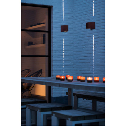 SLV OUT BEAM LED Wandleuchte, Beam up/down, rostfarben