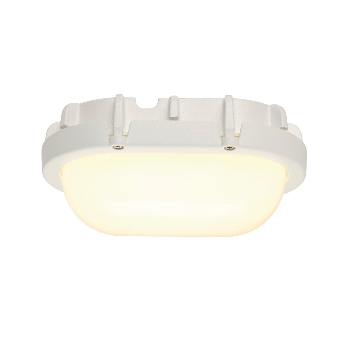 SLV TERANG Wand-und Deckenleuchte, oval, weiss, 8W LED, 3000K