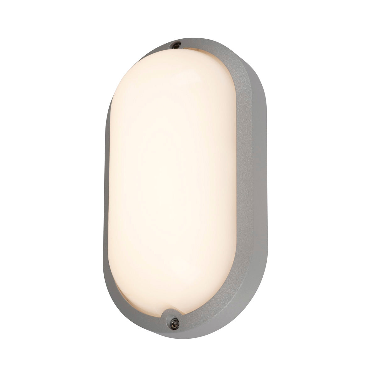 SLV TERANG 2 XL SENSOR, Wand- und Deckenleuchte, oval, silber- grau, 3000K, IP44