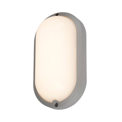 SLV TERANG 2 XL SENSOR, Wand- und Deckenleuchte, oval, silber- grau, 3000K, IP44