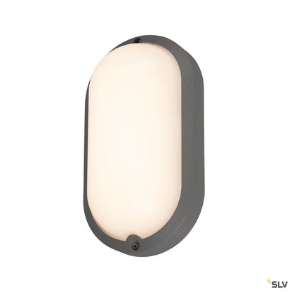 SLV TERANG 2 XL SENSOR, Wand- und Deckenleuchte, oval, anthrazit, 3000K, IP44