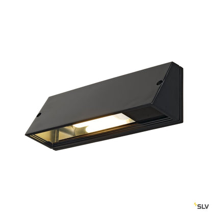 SLV PEMA SQUARE Wandleuchte, schwarz, E27, max. 15W