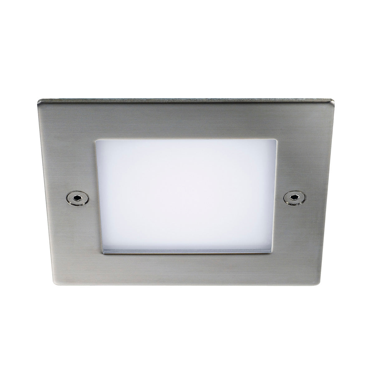 SLV FRAME OUTDOOR 16 LED Wand-einbauleuchte, quadratisch,Edelstahl, weiss