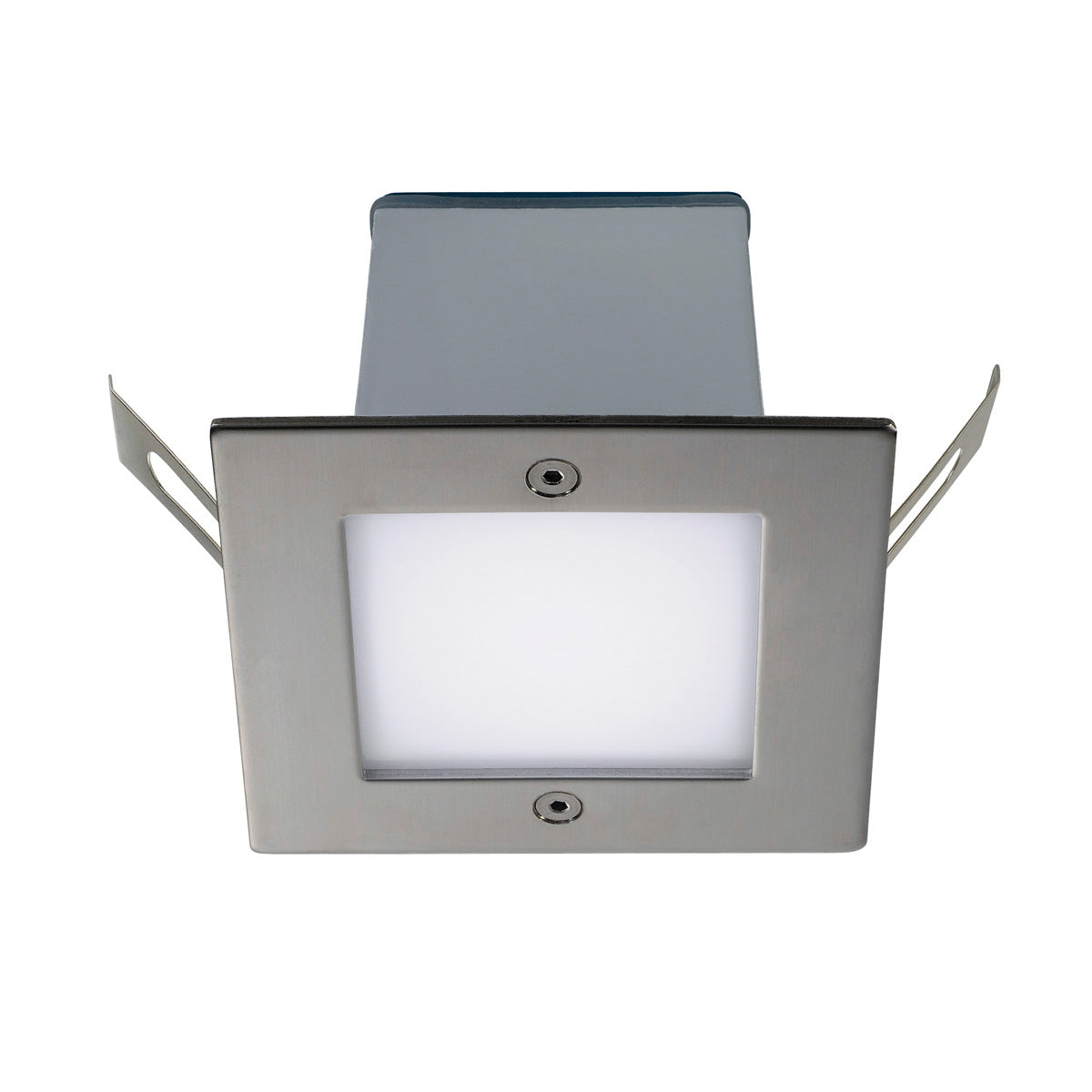 SLV FRAME OUTDOOR 16 LED Wand-einbauleuchte, quadratisch,Edelstahl, weiss