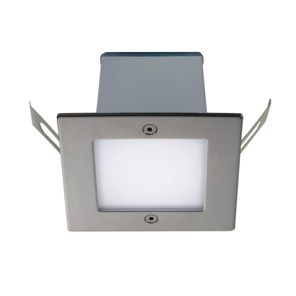 SLV FRAME OUTDOOR 16 LED Wand-einbauleuchte, quadratisch,Edelstahl, weiss