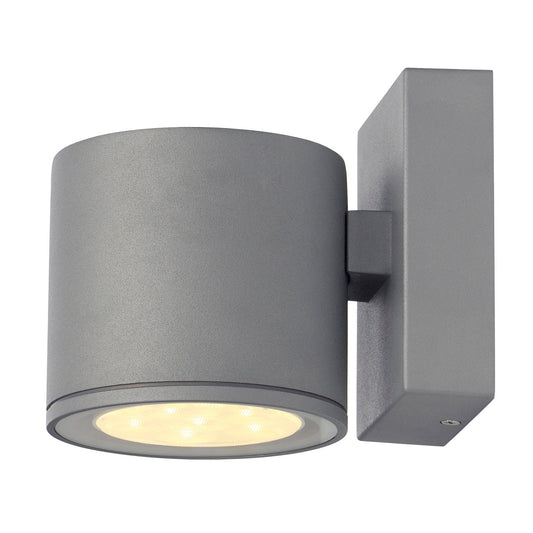 SLV SITRA 6x1W LED Wandleuchte, silbergrau, 3000K, IP44