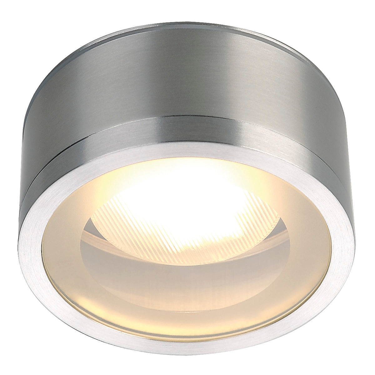 SLV ROX CEILING GX53 OUT, alu brushed, max. 9W ESL, IP44