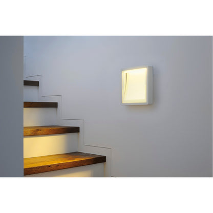 SLV INDIGLA Downunder Wandleuchte, weiss, 36 SMD LED, 6W, 3000K, IP54