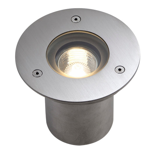 SLV Bodeneinbaustrahler N-TIC PRO GU10 rund 316 35W IP67