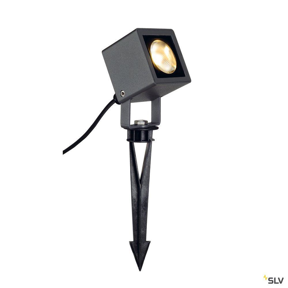 SLV NAUTILUS SQUARE LED Strahler, eckig, anthrazit, 6W, 3000K